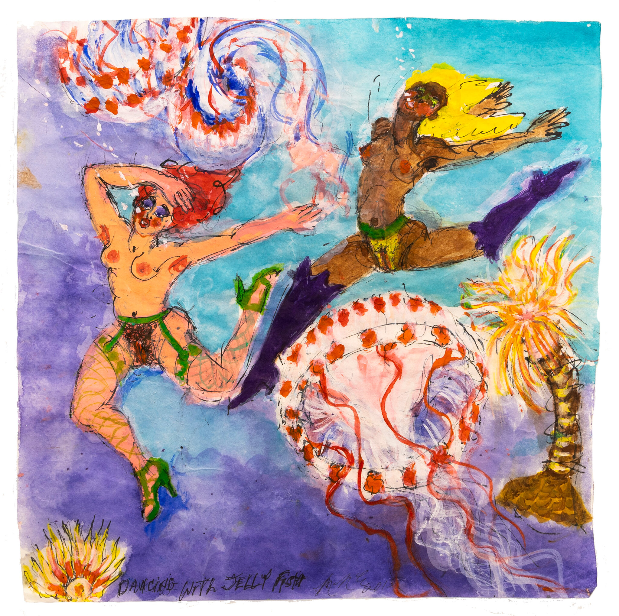 Martha Edelheit, Dancing with Jelly Fish, 2015